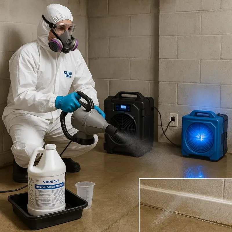 Sanitization and Odor Removal process in Southampton, MA